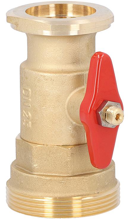 Flansch-Kugelhahn Easyflow für Heizkreisset DN32(11/4")mit DN50(2")AG+Flansch