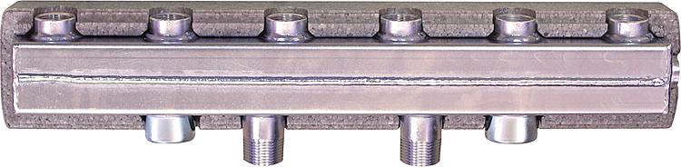 Heizkreisverteiler Easyflow Typ HV60/90inkl.Isolierung,für 2 Heizkreise DN20(3/4