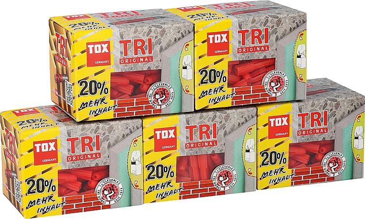 Allzweckdübel TRI TOX  6 x 36 mm - VPE = 5 Packungen verschweißt